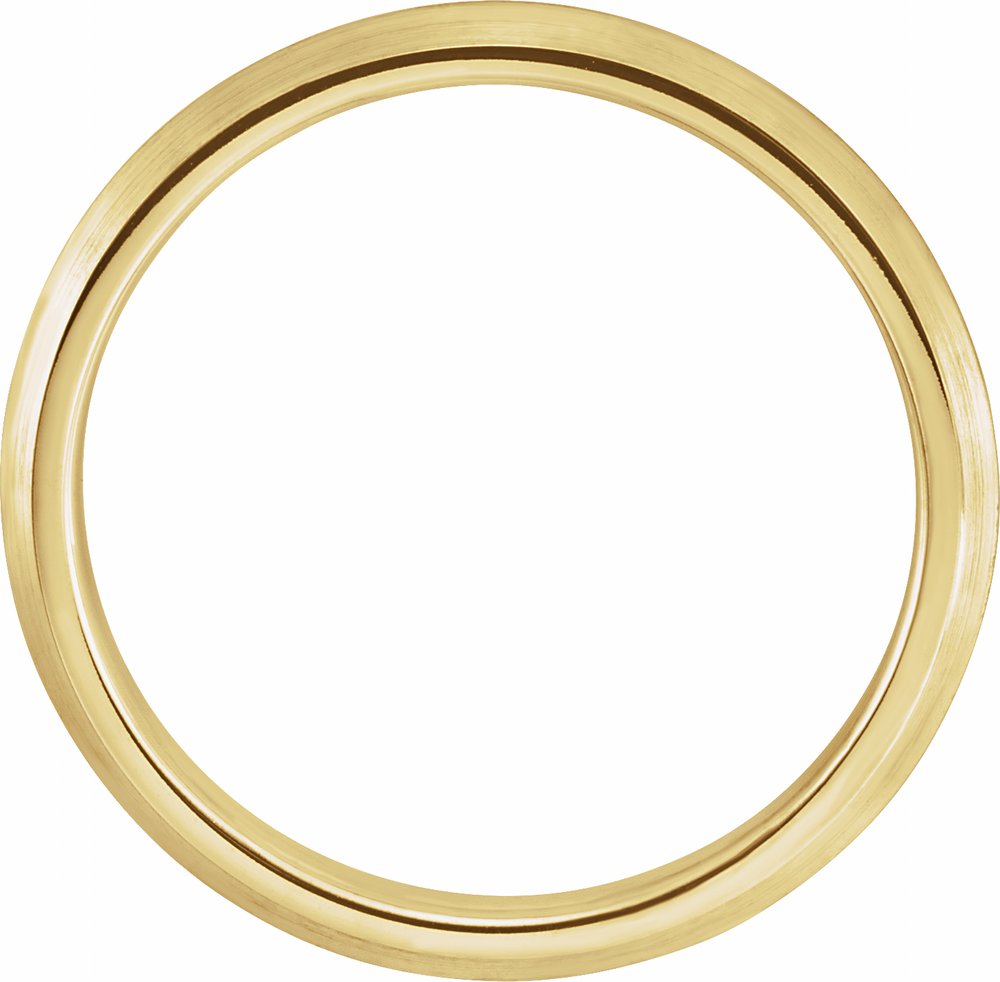 14K Yellow 2.5 mm Comfort-Fit Knife Band