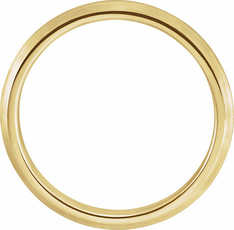 14K Yellow 2.5 mm Comfort-Fit Knife Band