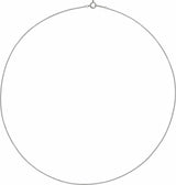 Platinum .8 mm Wheat 16" Chain