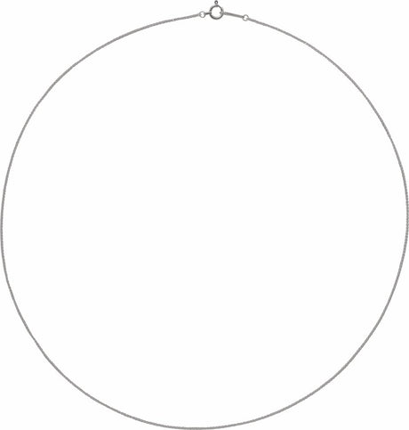 Platinum .8 mm Wheat 16" Chain