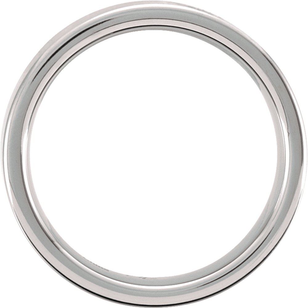 Tungsten 6 mm Flat Satin Band