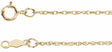 14K Yellow 1 mm Rope 18" Chain