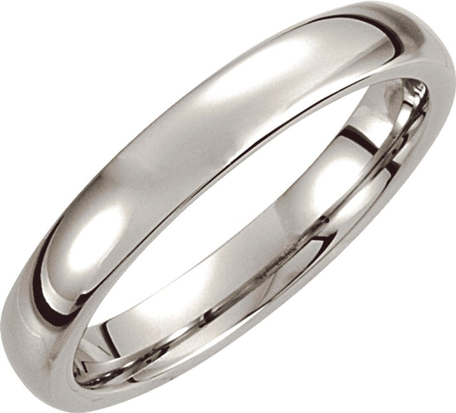 Cobalt 4 mm Comfort-Fit Half Round Band Size 7