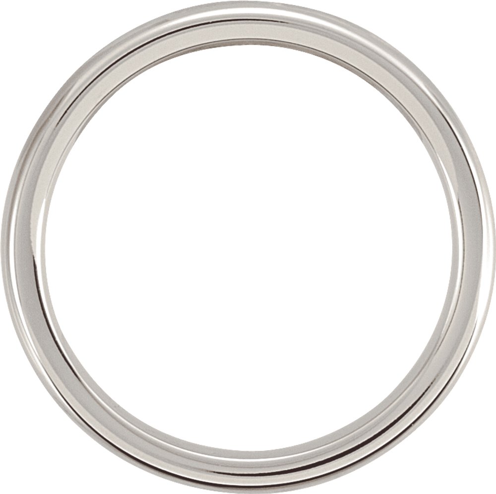 Cobalt 4 mm Slightly Domed Band