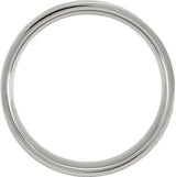 Titanium 6 mm Grooved Band