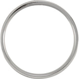 Titanium 4 mm Comfort-Fit Flat Band Size 7