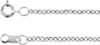 10K White Gold 1.5 mm Cable 16" Chain