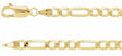 14K Yellow Gold 4 mm Figaro 7" Chain 
