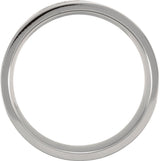 Titanium 8 mm Comfort-Fit Flat Band
