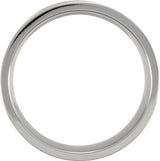 Titanium 8 mm Comfort-Fit Flat Band Size 8