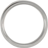 Titanium 6 mm Comfort-Fit Flat Band Size 7