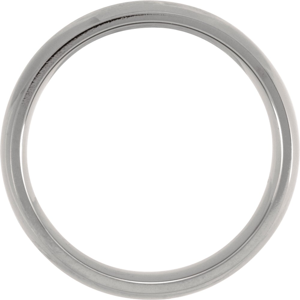 Titanium 8 mm Domed Polished Band