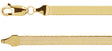 14K Yellow Gold 3.8 mm Flexible Herringbone 18" Chain
