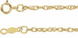14K Yellow Gold 1.5 mm Rope 18" Chain