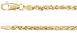 14K Yellow Gold 2.75 mm Diamond-Cut Wheat Chain 7" Chain