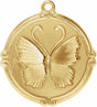 14K Yellow Butterfly Dangle