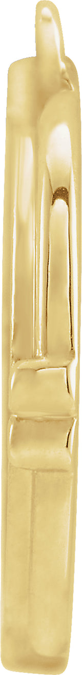 14K Yellow Butterfly Dangle