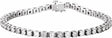 14K White Gold 4 3/4 CTW Lab-Grown Diamond Line 7" Bracelet