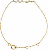14K Yellow Gold 1/3 CTW Natural Diamond  Bar 6-7" Bracelet