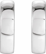 Sterling Silver Hinged 12 mm Hoop Earrings