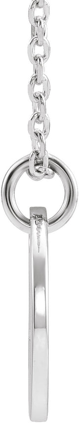 Sterling Silver Initial A 16-18" Necklace