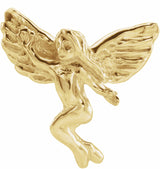 14K Yellow Dancing Angel Lapel Pin