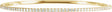 14K Yellow Gold 3 CTW Natural Diamond Stackable Bangle 8" Bracelet