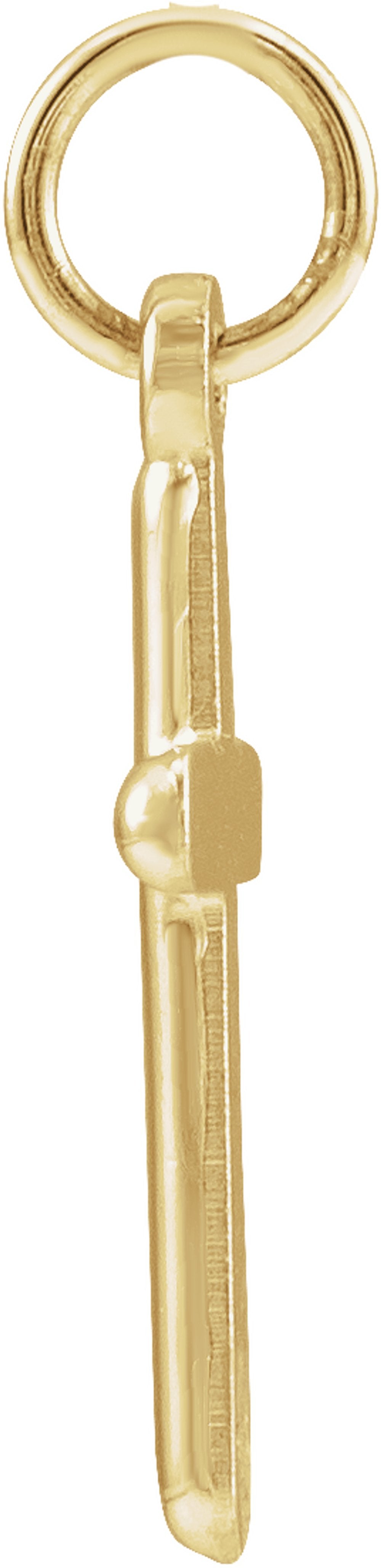 14K Yellow Gold Cross Pendant