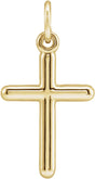 14K Yellow Gold Cross Pendant