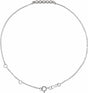 14K White Gold .07 CTW Natural Diamond Bar 6 1/2-7 1/2" Bracelet