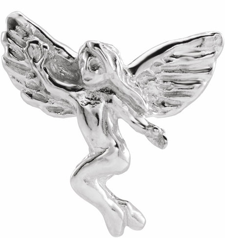 Sterling Silver Dancing Angel Lapel Pin