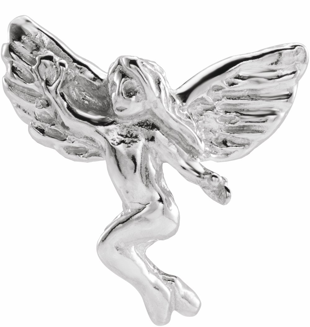 Sterling Silver Dancing Angel Lapel Pin