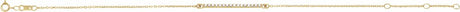 14K Yellow 1/8 CTW Natural Diamond Bar 6 1/2-71/2" Bracelet