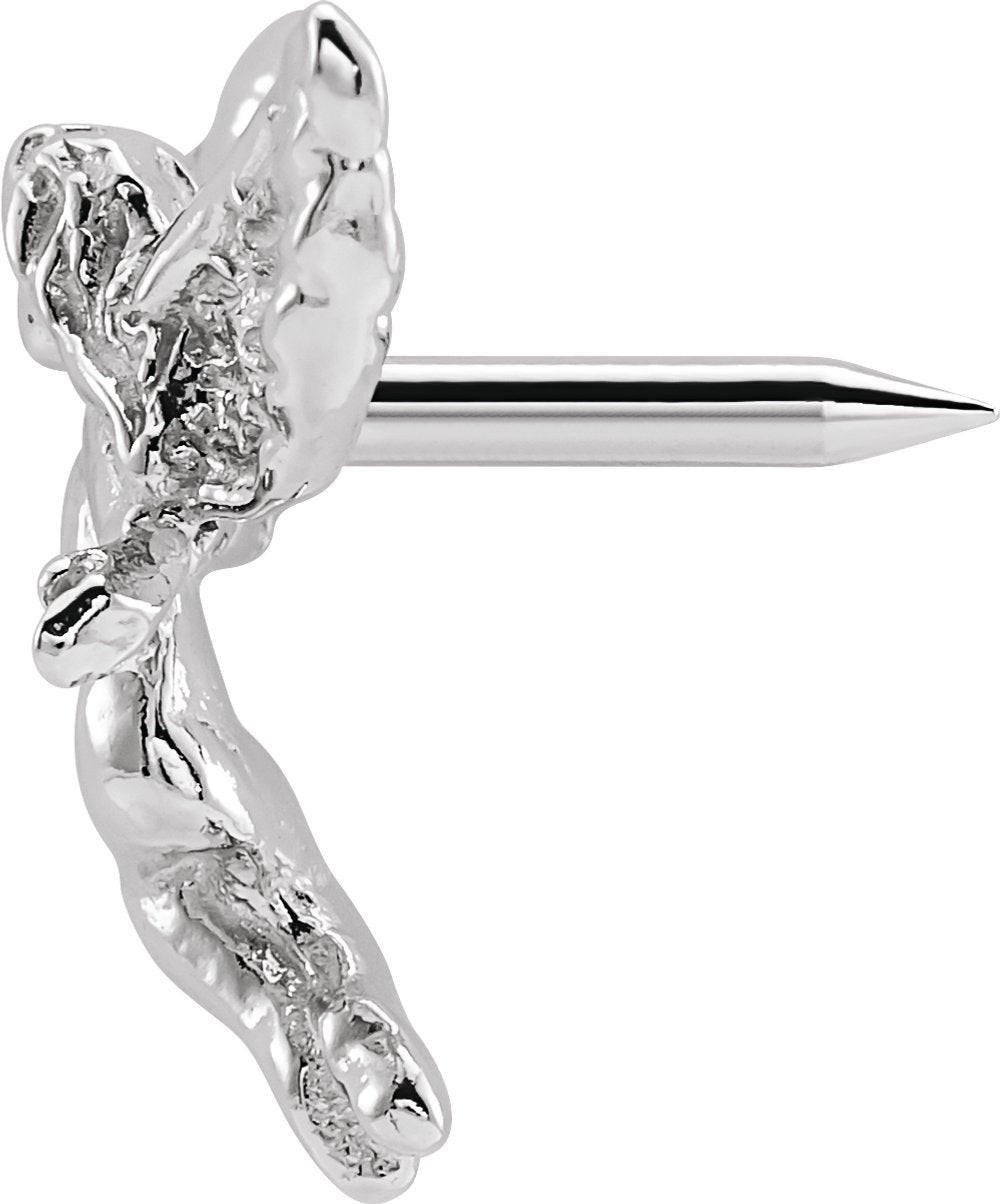 Sterling Silver Dancing Angel Lapel Pin