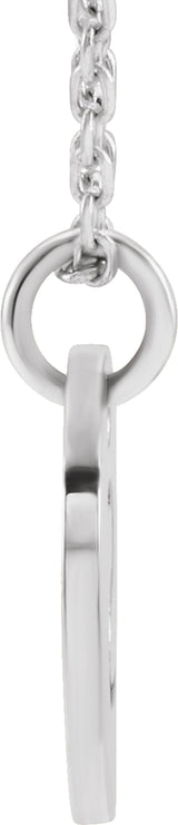 Sterling Silver Initial S 16-18" Necklace