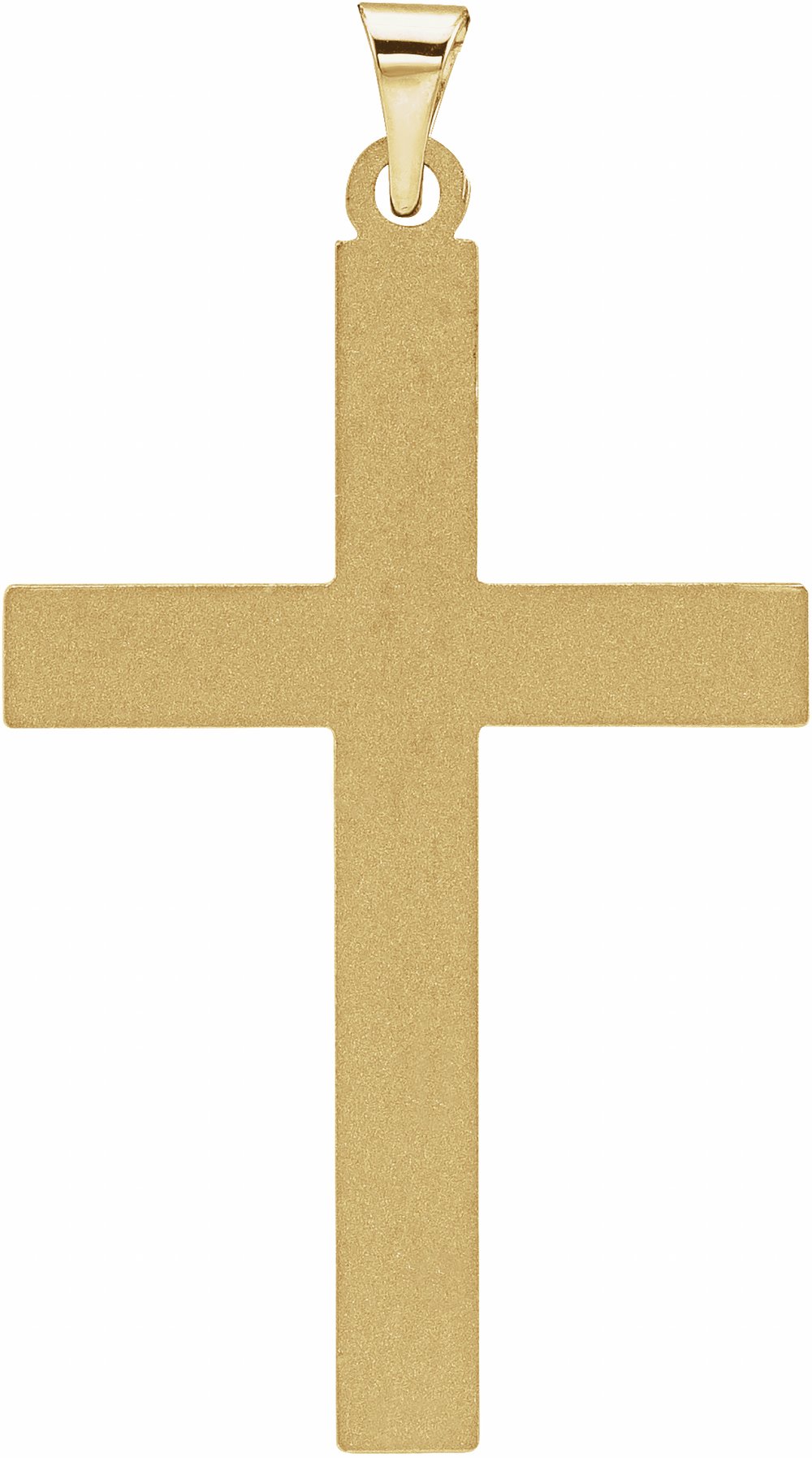 14K Yellow Cross Pendant