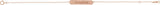 18K Rose Gold-Plated Sterling Silver Geometric 7-8" Bracelet