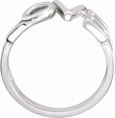 Sterling Silver Love Ring