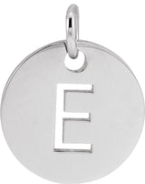 Sterling Silver Initial E Charm/Pendant