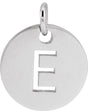 Sterling Silver Initial E Charm/Pendant