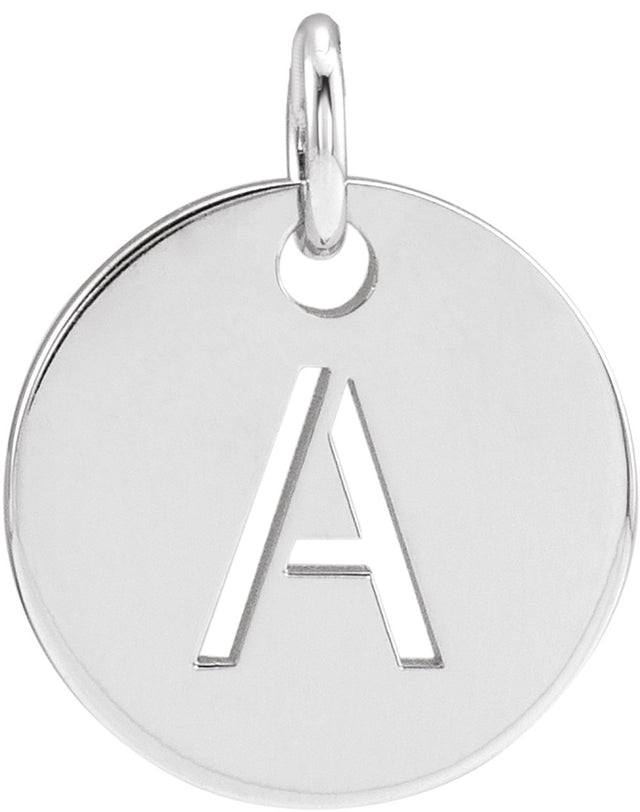 Sterling Silver Initial A Pendant