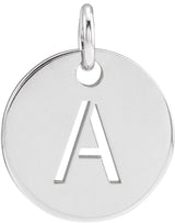Sterling Silver Initial A Charm/Pendant