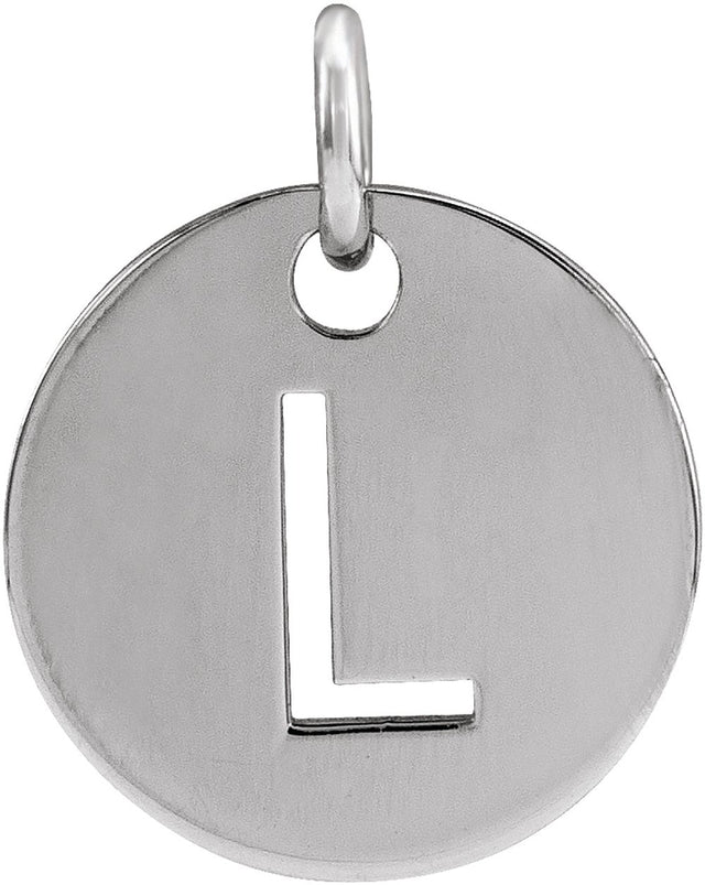 Sterling Silver Initial L Charm/Pendant