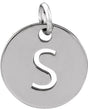 Sterling Silver Initial S Pendant