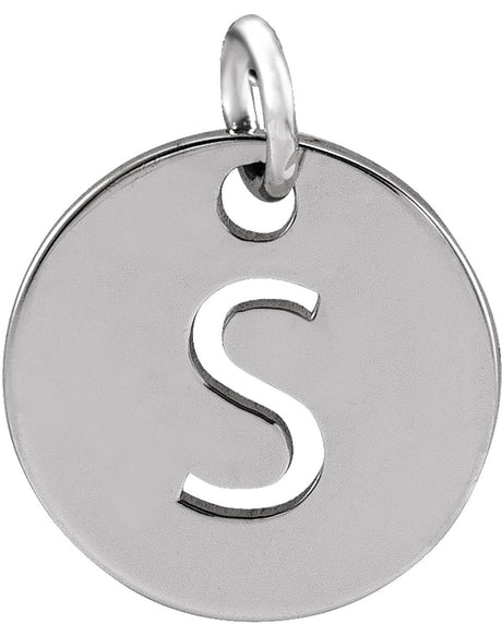 Sterling Silver Initial S Charm/Pendant