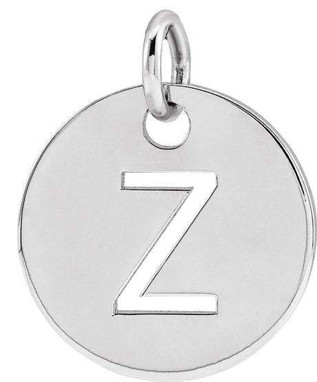 Sterling Silver Initial Z Pendant