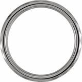 Tungsten 6 mm Beveled Faceted Band