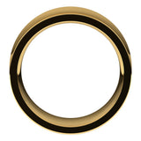14K Yellow Gold 9 mm Comfort-Fit Concave Band Size 10