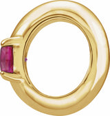 14K Yellow Imitation Ruby Birth of a Child® July Charm/Pendant