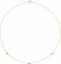 14K Yellow 1/5 CTW Natural Diamond 3-Station 18" Necklace